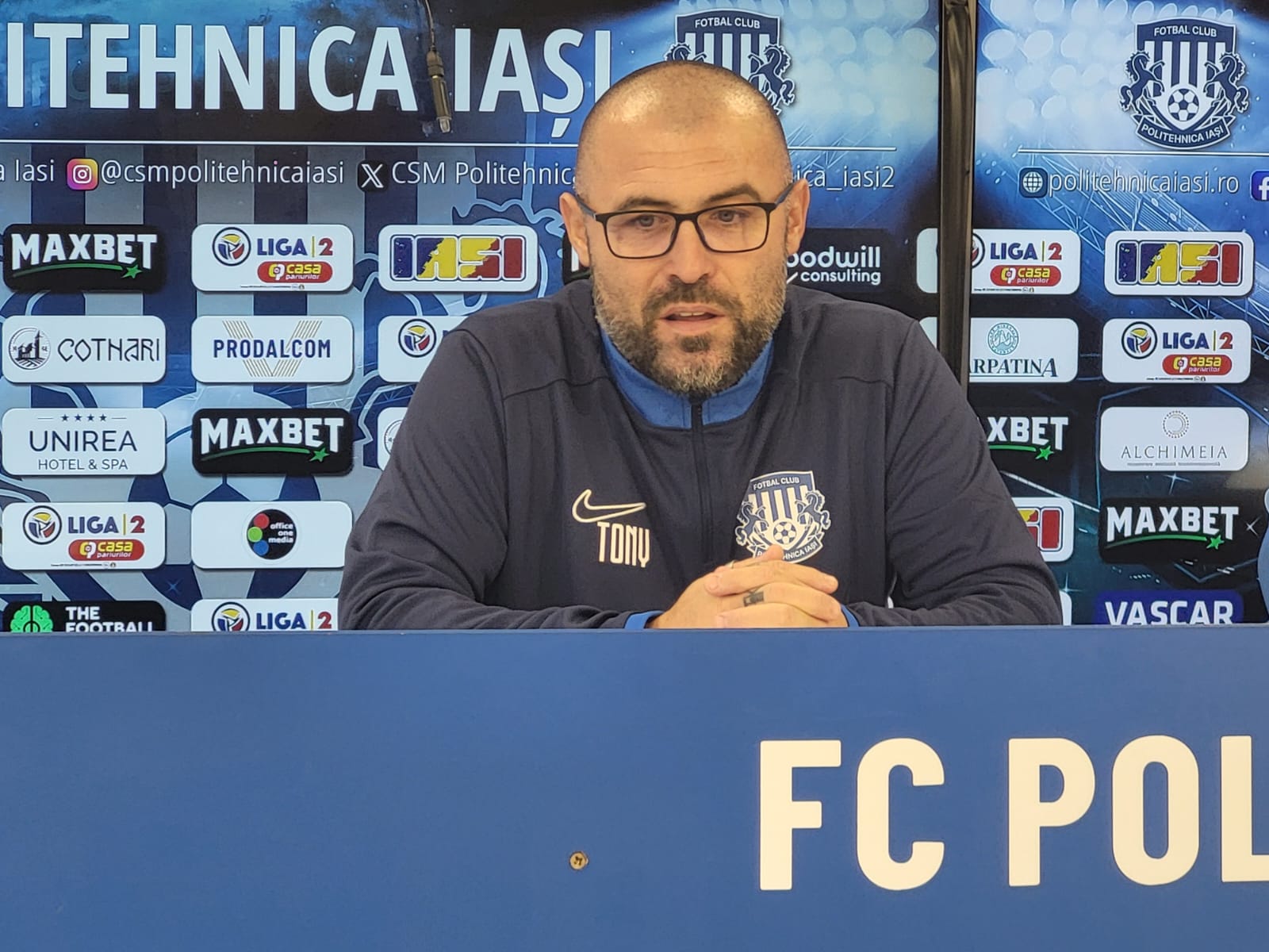 ,,Câștigăm sută la sută cu Dinamo” – spune Tony da Silva, antrenorul Politehnicii Iași