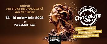 Iașiul, capitala dulce a României: Festivalul Chocolate Saga la Palas Mall încântă vizitatorii cu creații spectaculoase din ciocolată